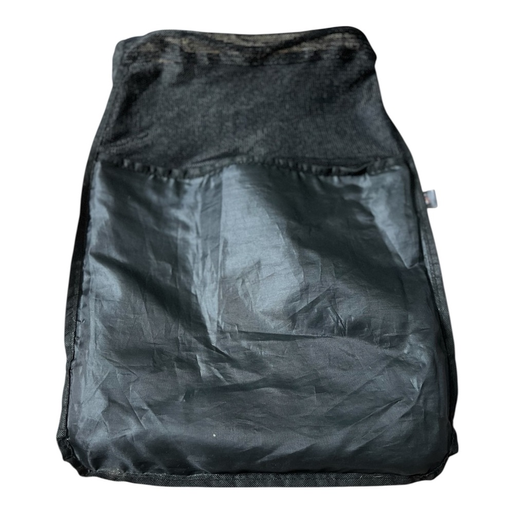 NFL Chicago Bears Dark Navy Blue/Orange Front Zipper Cinched Backsack Unisex - Picture 8 of 10